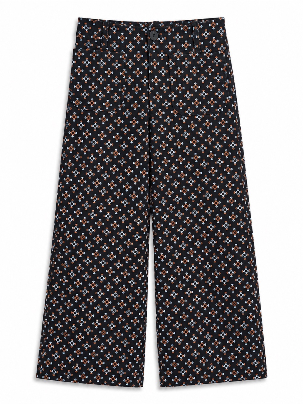 Anthropologie Maeve The Colette Wide Leg Geometric Pants Size 26 High Rise